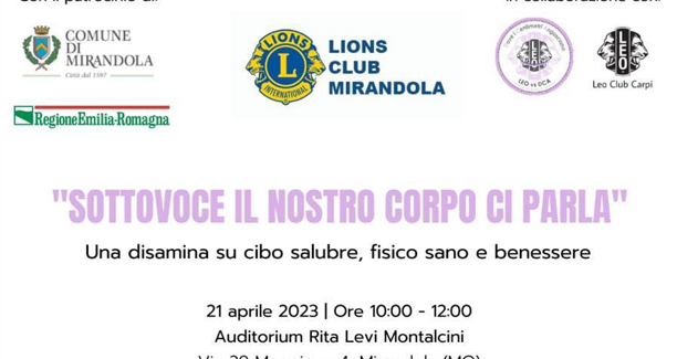 “SOTTOVOCE IL NOSTRO CORPO CI PARLA” INCONTRO PER LE CLASSI PRIME DEL LUOSI PICO