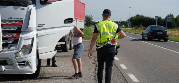 SICUREZZA: CONTROLLI STRAORDINARI DI MEZZI PESANTI SUL TERRITORIO COMUNALE