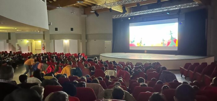 “Il cinema a scuola”, buona la prima all’Auditorium Montalcini