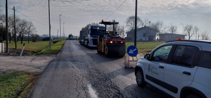 Iniziati i lavori di manutenzione stradale in via Pinzone